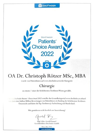 Patients Choice Award